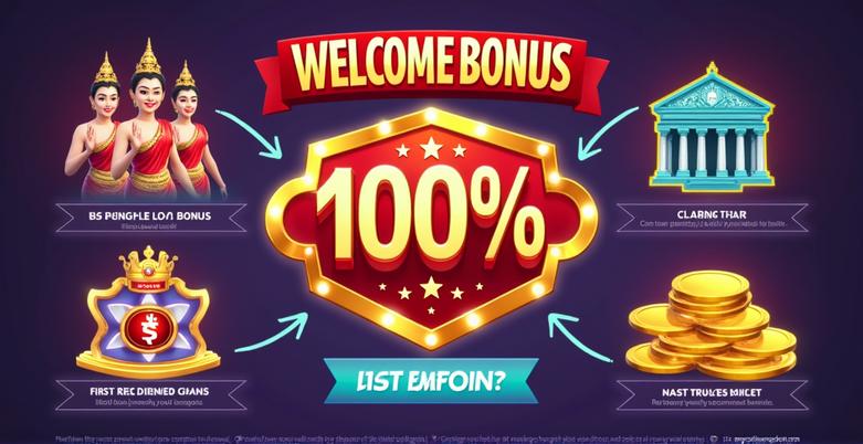 โบนัสสล็อตสมัครใหม่ 100% สำหรับผู้เล่นไทย